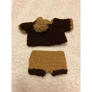 Vintage knit baby doll outfit